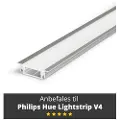 Light Solutions Aluminum profile - Model G for Philips Hue and LIFX - Alu