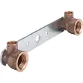 Viega Gemini montageblok 12 mm x 1/2 x 150 mm rødgods