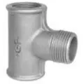 +GF+ Tee galvanized for med f 1/2