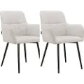 Loft 24 Loft24Spisestol Zaria2, 2 stk.HvitArmstolerFra Homeroom
