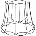 QAZQA Metallskjerm svart 50/40 - Granny Frame