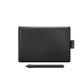 Wacom One by Wacom - Digitaliserer - høyre- og venstrehåndet - 15.2 x 9.5 cm - elektromagnetisk - kablet - USB - svart, rød
