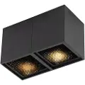 QAZQA Design spotlight sort 2-lys - Qubo Honey