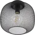 QAZQA Moderne svart taklampe - Bliss Mesh