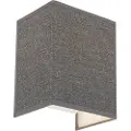 QAZQA Moderne vegglampe jute grå - Vete