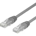 Deltaco U/UTP Cat6 patchkabel 10m, grå