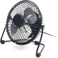 Gembird NF-03 - Kjølevifte - bordtopp - 10 cm - USB - svart