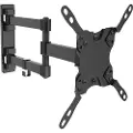 Deltaco ARM-459 - Monteringssett (tippe/svivel-veggmontering) - for flatpanel - svart - skjermstørrelse: 15-40 - veggmonterbar