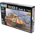 Teknikproffset Tiger II Ausf. B, 1:72, Plast, 144 stykker, 10 år, Flerfarget, Militær landkjøretøymodell