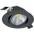 Eglo SALICETO-BYGGET. STUM. KIP Ø88 2700K SORT