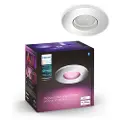 Philips Hue White and Color Ambiance Xamento - Forenket søkelys - LED-pære for søkelys - GU10 - 4.2 W - klasse E - 16 millioner farger / varm til kjølig hvitt lys - 2000-6500 K - rund - krom