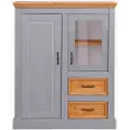 Loft 24 Loft24Highboard Selma 1 glassdør/1 dør/2 skufferGråSkapFra Homeroom