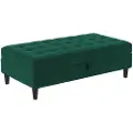 Dorel Home Dorel HomeOttoman med oppbevaring PresleyGrønnFotskamler & pufferFra Homeroom