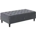 Dorel Home Dorel HomeOttoman med oppbevaring PresleyGråFotskamler & pufferFra Homeroom