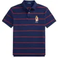 Ralph Lauren for man. 710971839001 Custom Slim Fit navy pique polo shirt (L), Casual, Cotton, Short sleeve