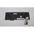 Lenovo Lite-On - Erstatningstastatur for bærbar PC - bakbelysning - Nordisk - svart - for ThinkPad L15 Gen 3 P16s Gen 1 T16 Gen 1