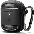 Spigen Rugged Armor matte black - Google Pixel Buds Pro 2/Pro