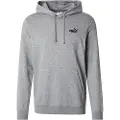Puma Essentials Small No. 1 Logo Hoodie Men, Clothing, Medium Gray Heather, 4XL