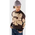 24COLOURS 41190A Strikket genser brun