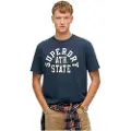 Superdry Athletic Ess Kortarmet T-skjorte