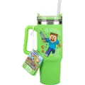 Paladone - Minecraft Green 900ml Insulated Cup and Straw