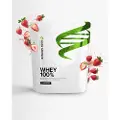 Body Science Whey 100% - Strawberry - Proteinpulver jordbær