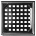 Purus Syrefast rustfri rist og ramme 154 x 154 mm til afløbsskål