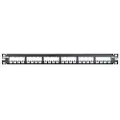 Panduit 24-port metal modular patch panel, RJ-45, Rackmontering, 1U, 482,6 mm, 43,7 mm, 17,8 mm
