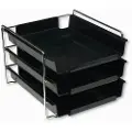 Bantex Vision Brevkurver Cash & Carry 3-Pakning, Svart
