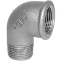 +GF+ Elbow 90° black for m 3/4 x 1/2