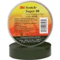 3M Super 88, 1 stykker, Svart, PVC, UL, CSA, VDA, 20 m, 19 mm