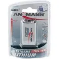 Ansmann Extreme Lithium 9-V-Block - Batteri 9V - Li