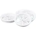 DUKA Cabinet grid Type 61.2 Ø60 mm white - 4 pcs.
