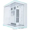 Lian Li O11 Dynamic Evo RGB - Tower - utvidet ATX (E-ATX) - sidepanel med vindu (herdet glass) - ingen strømforsyning (ATX) - hvit - USB/lyd