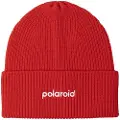 Polaroid Beanie Red, Voksen, Unisex, Hat, Rød, Lue, Livsstil