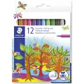 Staedtler Fibre-tip pens 12pcs cardbox