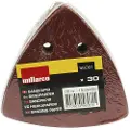 MILLARCO Slipepapir til trekantsliper, 30 stk.