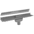 Purus lr. sampak ø75/100x1000 - PURUS LINE afl.rende/rist lodret afløb