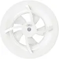 Vink Duka ventilator S7 - ABS, Hvid, Ø100 mm, Med 9 indbyggede funktioner