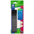Staedtler Fineliner triplus black 4pcs Bc