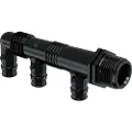 Uponor Q&E fordelerrør 3x16 - Nippel PPSU g3/4mt 3x16 c/c45+35mm, husk ringe 3x045338216