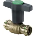 Viega Easytop kuglehane 54 mm rødgods