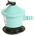 Andersen & Nielsen Lavtryksregulator 30mb - til flaskegas med click-on ventil