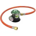 Cozze regulatorsæt med slange 1,1 meter og regulator med manometer 2 x 1/4 DK/NO/FI/IS