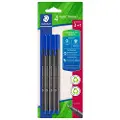 Staedtler Triplus, Blå, Fint, Blå, Grå, Polypropylen (PP), Resirkulert plast, Trekant, Vann-basert blekk