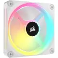 Corsair iCUE LINK QX120 RGB - Innsats med vifte - med temperatursensor - 120 mm - hvit