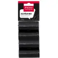 Dogman Kompakte Svarte Mini Hundeposer (4x20 Pakke)