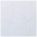 GBC LeatherGrain - A5 (148 x 210 mm) - 200 mikroner - hvit - 250 g/m² - 50 stk permomslag