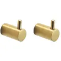 Pressalit Towel hook w/pin brushed brass