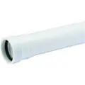 Nordisk Wavin Wafix PP afløbsrør med muffe 40 x 1000 mm hvid